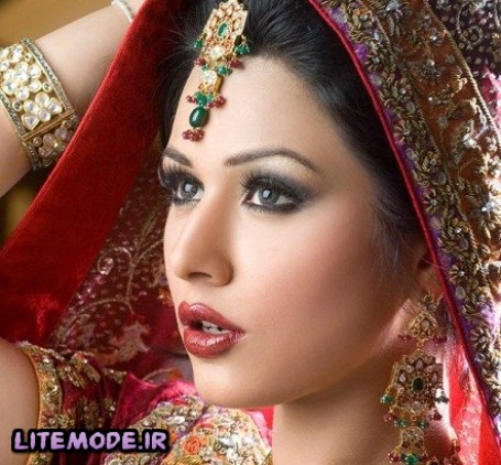 آرایش عروس هندی ۲۰۱۷,آرایش و میکاپ عروس هندی,مدل آرایش چشم زنانه ۲۰۱۷