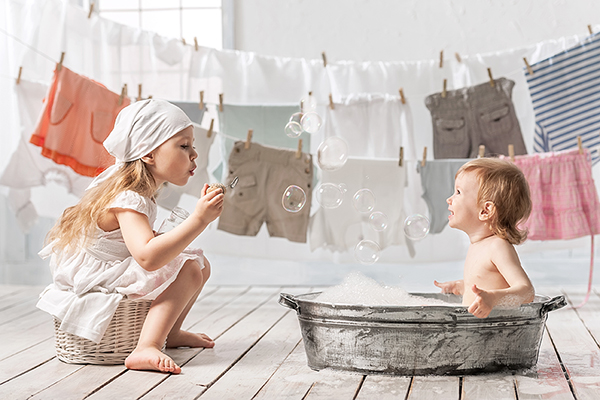 نکات مهم در شستن لباس کودک