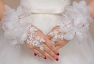 مدل دستکش سفید ست لباس عروس شیک و زیبا (۱۵ عکس)