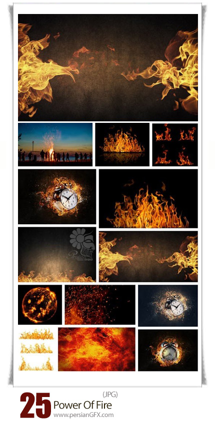 دانلود تصاویر با کیفیت با موضوع آتش