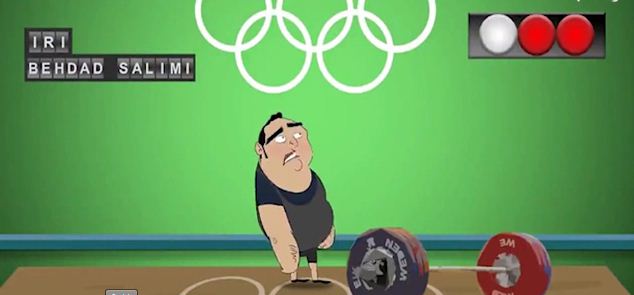 انیمیشن جالب از ناداوری علیه بهداد سلیمی المپیک ریو 2016