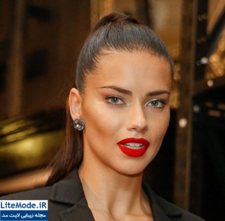 مدل مو آدریانا لیما,مدل آرایش صورت آدریانا لیما,Adriana Lima