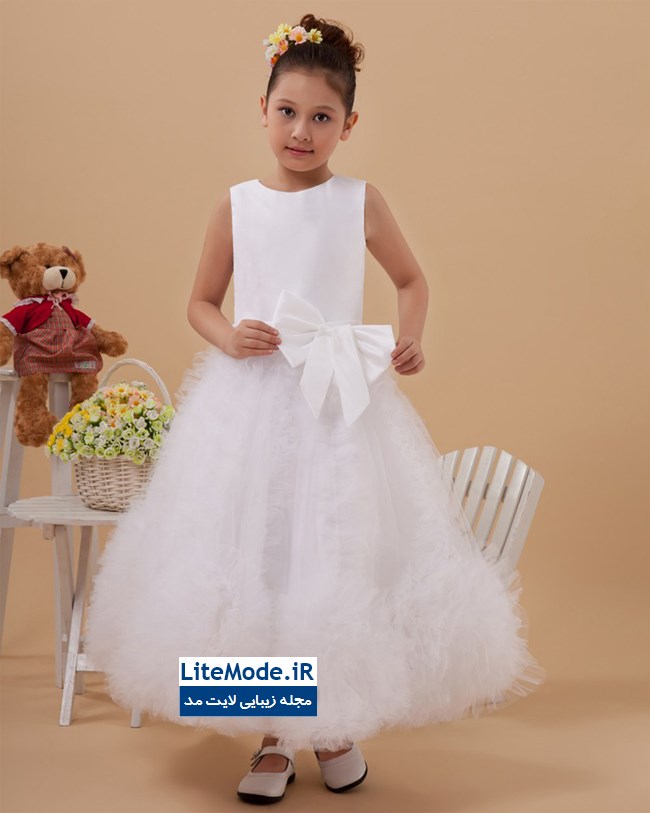 لباس عروس دخترانه,مدل لباس عروس بچگانه