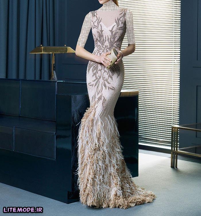 مدل لباس شب گیپور, لباس شب گیپور ۹۵,مدل لباس مجلسی گیپور بلند ۲۰۱۷