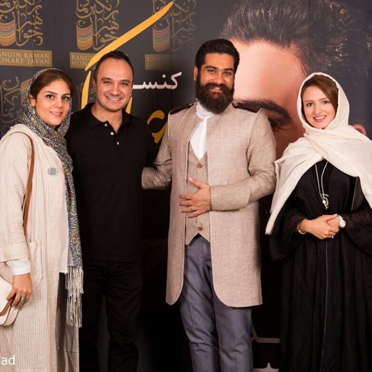 عکس جديد احسان کرمی و همسرش و گلاره عباسی در کنسرت زندوکیلی! / عکس برگزیده روز
