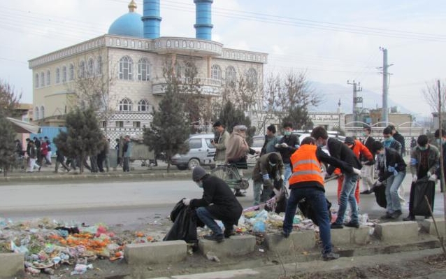 اعتراض کابلی‌ها برای نظافت شهر