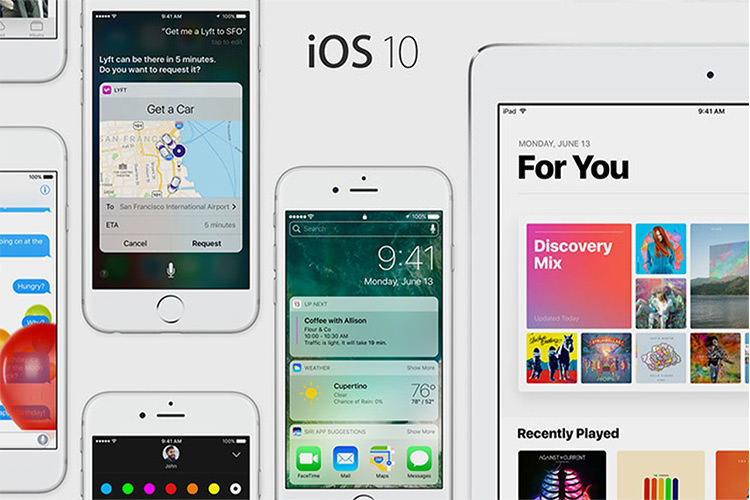 iOS 10 تاریخ ۲۳ شهریور عرضه می شود