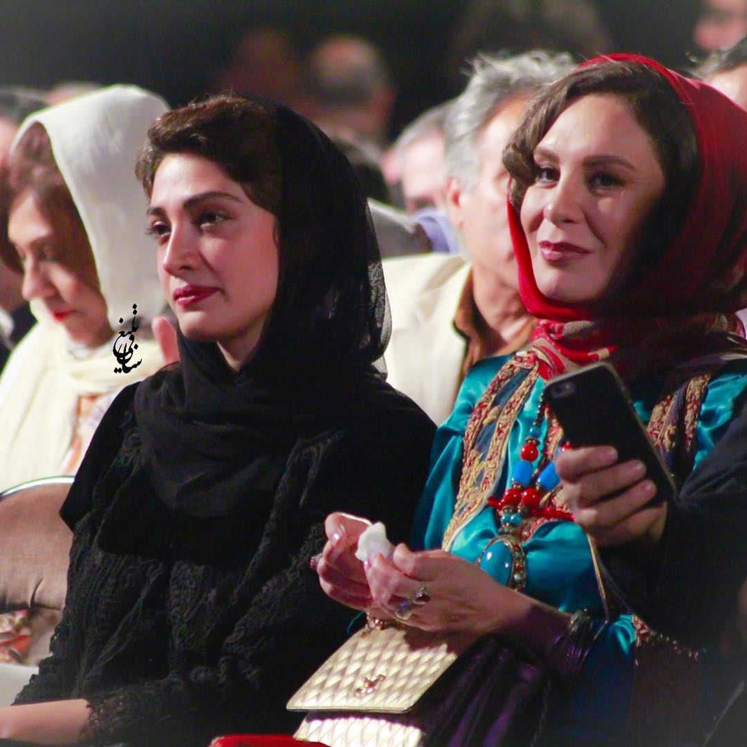 عکس جديد مینا ساداتی و افسانه بایگان در جشن سینمای ایران