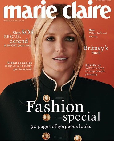 عکس متفاوت بریتنی اسپیرز روی جلد مجله ماری کلر 