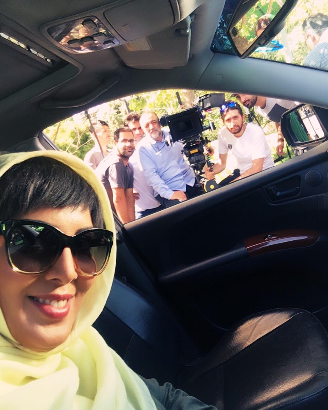 عکس جديد سلفی لیلا بلوکات در ماشین