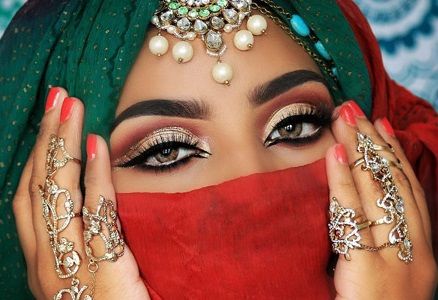 مدل آرایش چشم زنانه ۲۰۱۷ + آرایش چشم غلیظ عروس به سبک هندی ۱۳۹۶