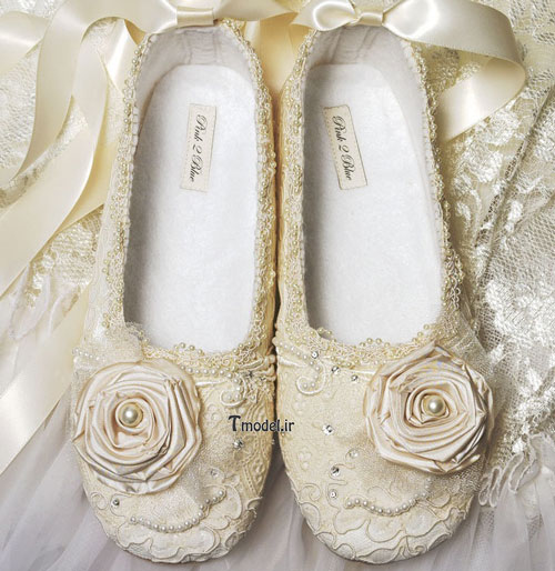 گالری مدل کفش بدون پاشنه برای عروس های خیلی قد بلند 2016