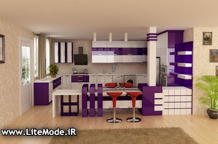 مدل دکوراسیون آشپزخانه,مدل کابینت آشپزخانه