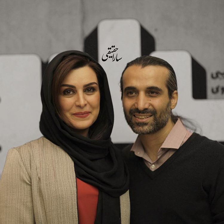 عکس جديد ماه چهره خلیلی و همسرش در اکران فیلم سیانور