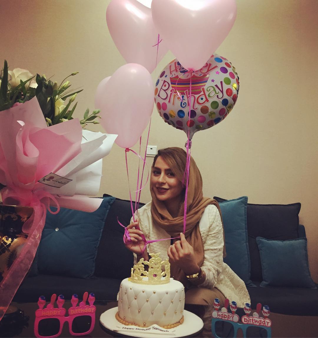 عکس جديد سمانه پاکدل در جشن تولدش