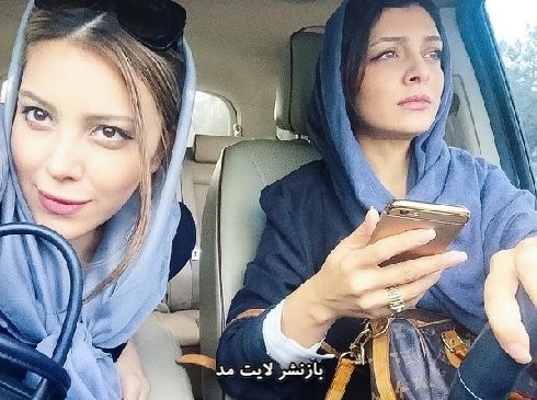 عکس همسر قوچان نژاد در کنار خواهر بازیگرش
