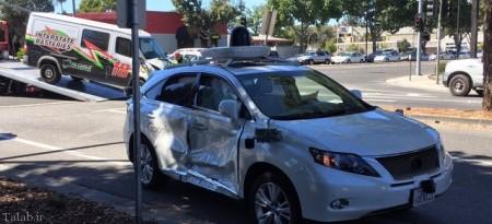 تصادف وحشتناک خودروی خودران گوگل (+عکس)