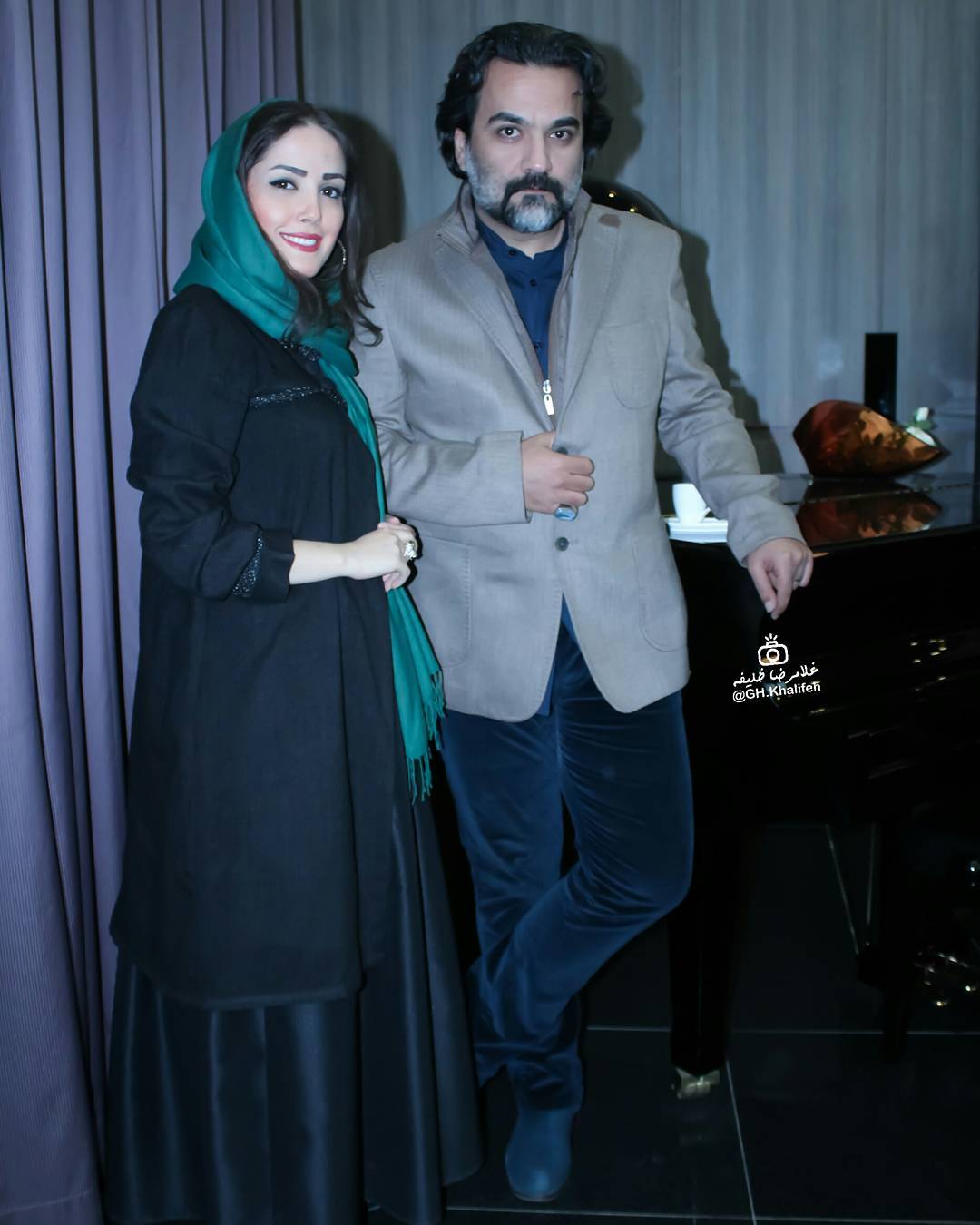 عکس جديد یغما گلرویی و همسرش آتنا حبیبی
