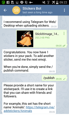 آموزش تصویری ساخت استیکر تلگرام Stickers Telegram