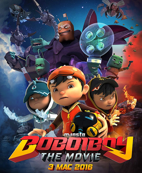 دانلود رایگان انیمیشن کمدی بوبوی‌بوی BoBoiBoy: The Movie 2016