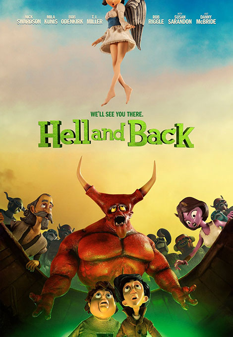 دانلود دوبله فارسی انیمیشن بازگشت به جهنم Hell and Back 2015