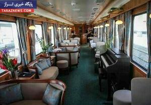 قطار لوکس روسی در راه ایران+عکس