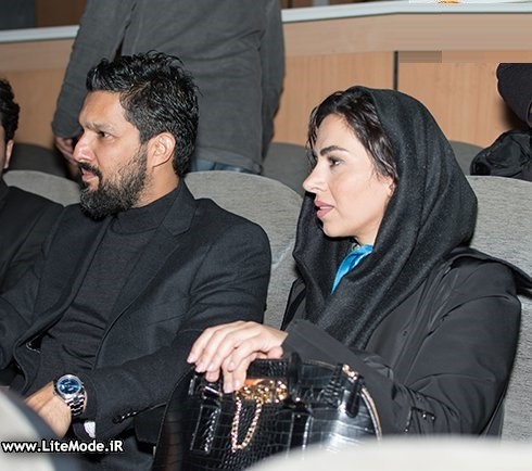 حامد بهداد و تینا پاکروان در اکران فیلم نیمه شب اتفاق افتاد در اریکه ایرانیان
