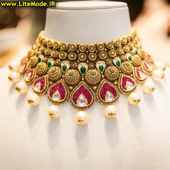 مدل جواهرات هندی,مدل دستبند جواهر,مدل گردنبند جواهر