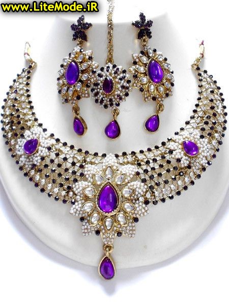 مدل جواهرات هندی,مدل دستبند جواهر,مدل گردنبند جواهر