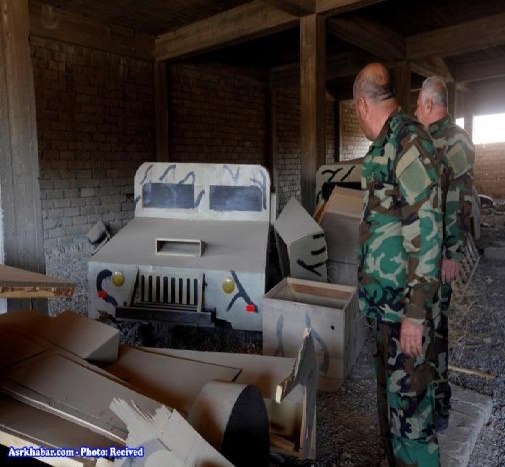 عکس:روش داعش برای گول زدن نیروهای عراقی!