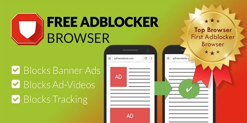 دانلود Free Adblocker Browser – مرورگر پر سرعت و ضد تبلیغ اندروید