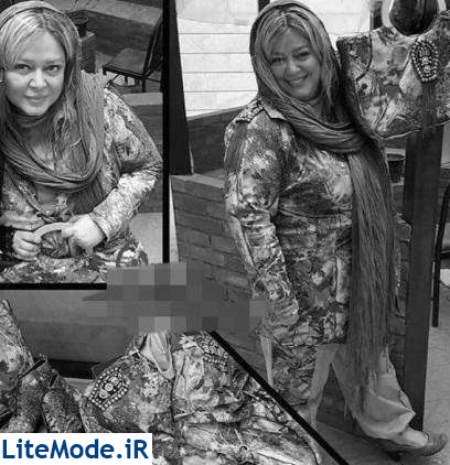 عکس از مدل لباس خفن نظامی بهاره رهنما بازیگر زن 