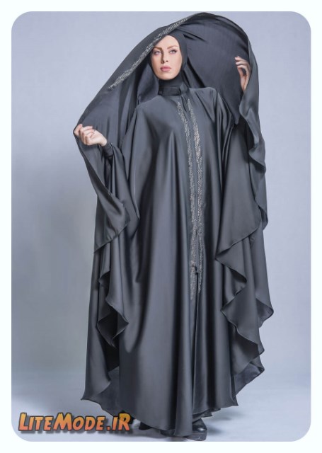 مدل مانتو باحجاب و پوشیده مجلسی ۹۶ 
