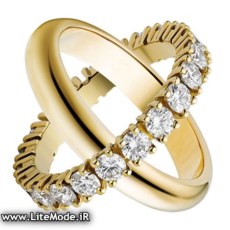 حلقه های جفتی عروس و داماد،طلا و جواهرات عروس