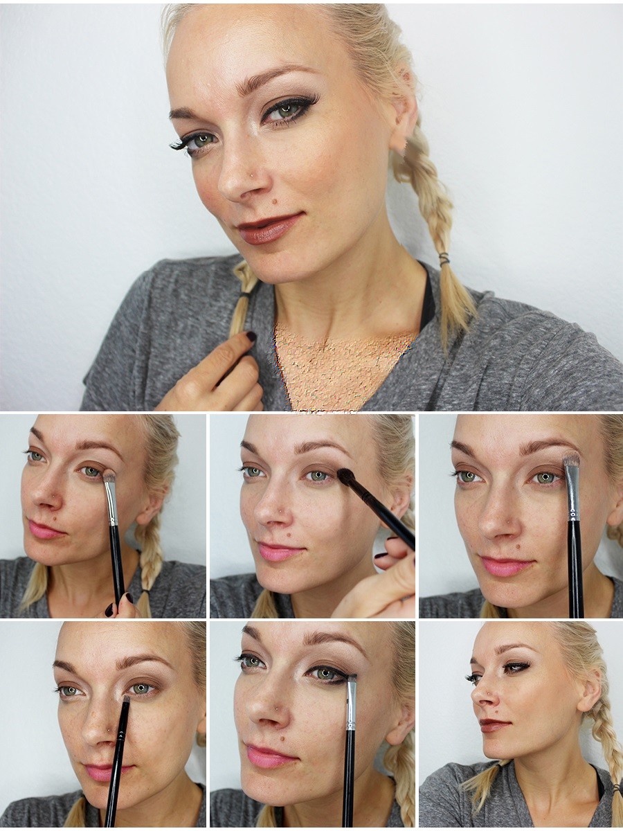 آموزش تصویری آرایش صورت، خط چشم و سایه زدن 