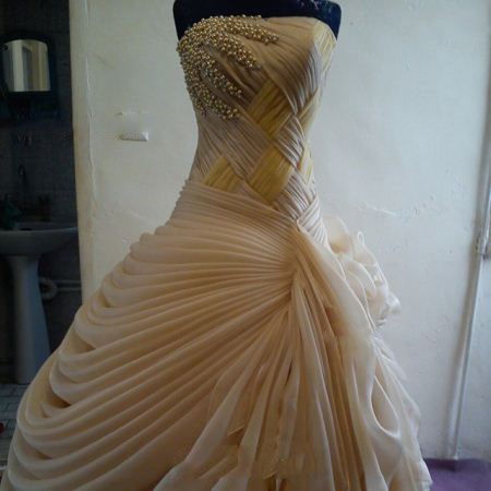 لباس عروس با رنگ بندی مختلف سری دو