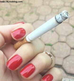 عکس سیگار کشیدن دخترانه