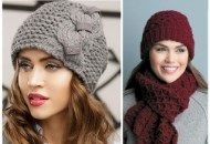 جدیدترین مدل های شال و کلاه بافتنی ۹۶ - ۲۰۱۷ زنانه و دخترانه