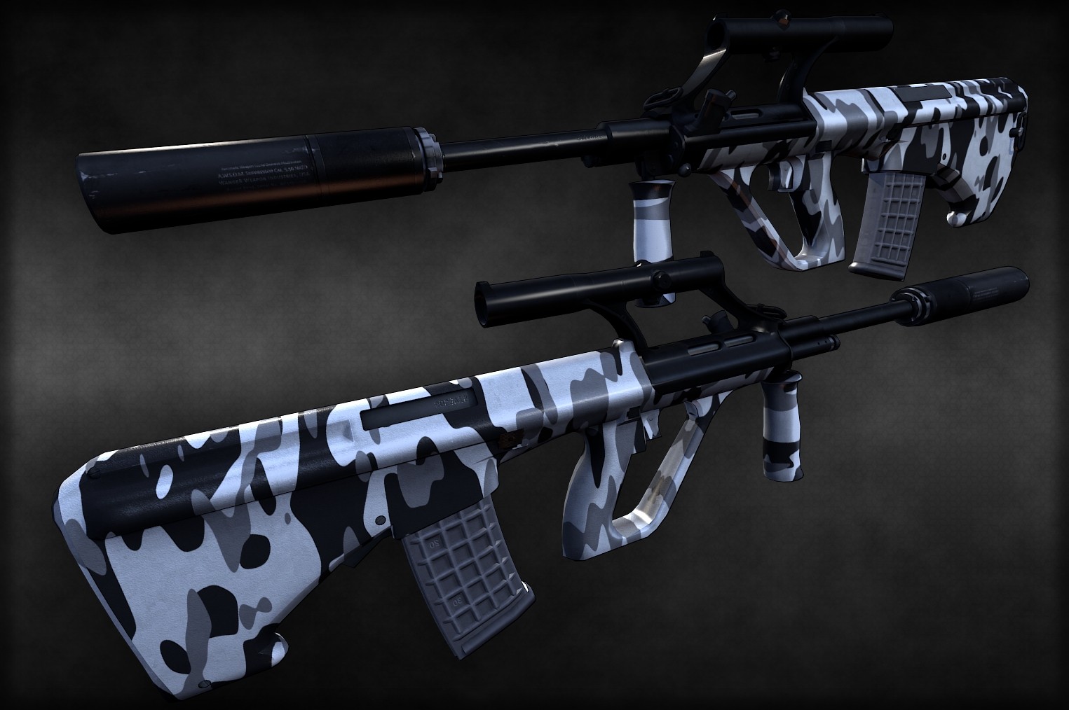 دانلود اسکین اوگ Call of Duty: Black Ops skin AUG برای کانتر سورس