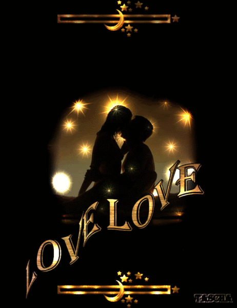 عکس عاشقانه بوسه در تاريكي