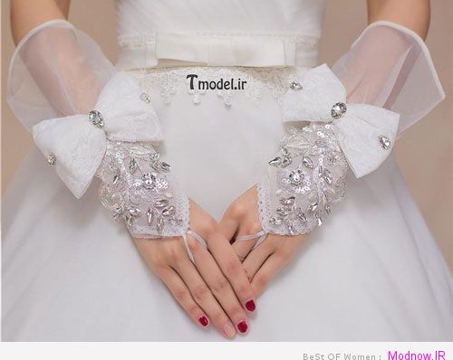 مدل دستکش عروس 2017