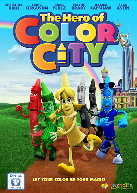 دانلود دوبله فارسی انیمیشن قهرمان رنگستان The Hero of Color City 2014
