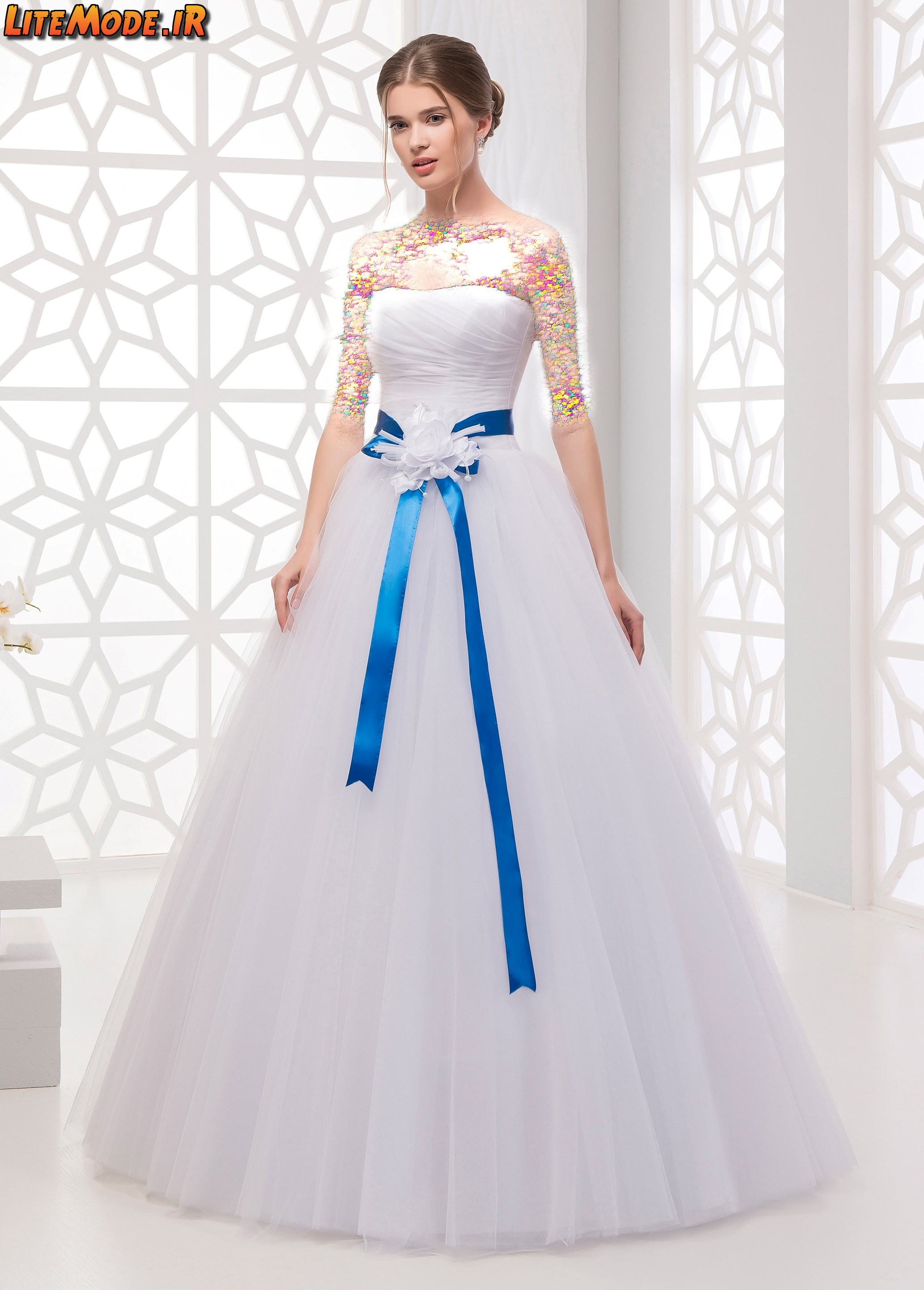 لباس عروس بلند,مدل لباس عروس پرنسسی,مدل لباس عروس پفی,مدل لباس عروس پوشیده