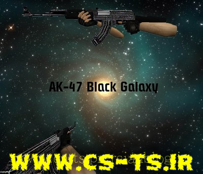 دانلود اسکین ak-47_black_galaxy برای کانتر 1.6