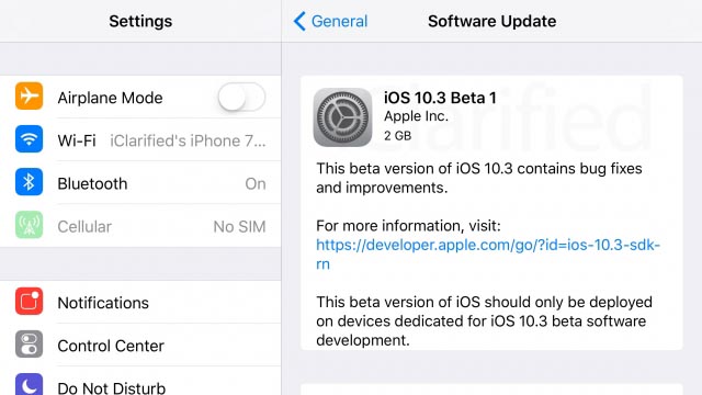 تغییر فایل سیستم آیفون در iOS 10.3
