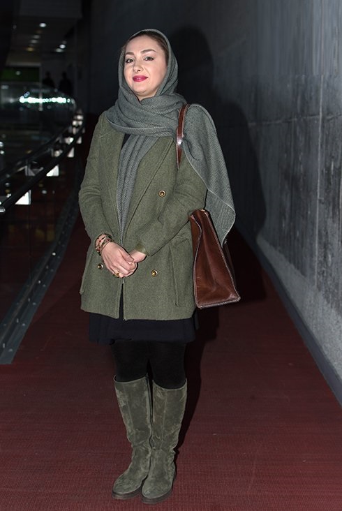 مدل مانتو هانیه توسلی در جشنواره فجر 35 