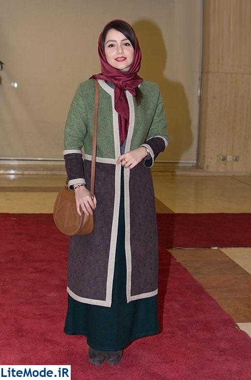 مدل مانتو نازنین بیاتی در افتتاحیه جشنواره فجر 35 