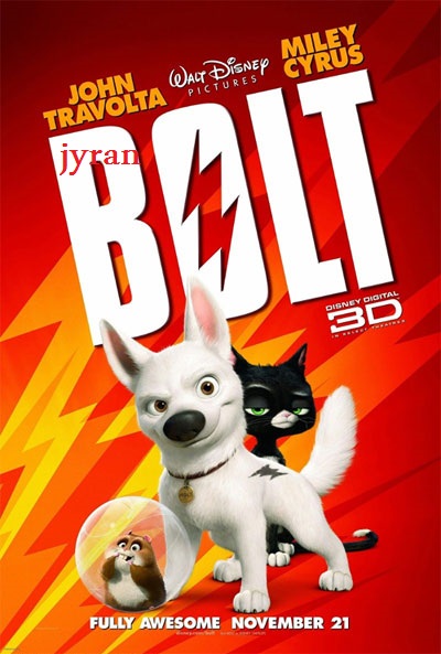 دانلود دوبله فارسی انیمیشن Bolt 2008