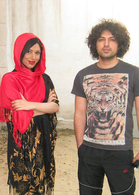 عکس اشکان خطیبی و همسرش