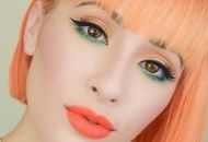 مدل میکاپ صورت فانتزی و رنگ موی فانتزی ۹۶ - ۲۰۱۷